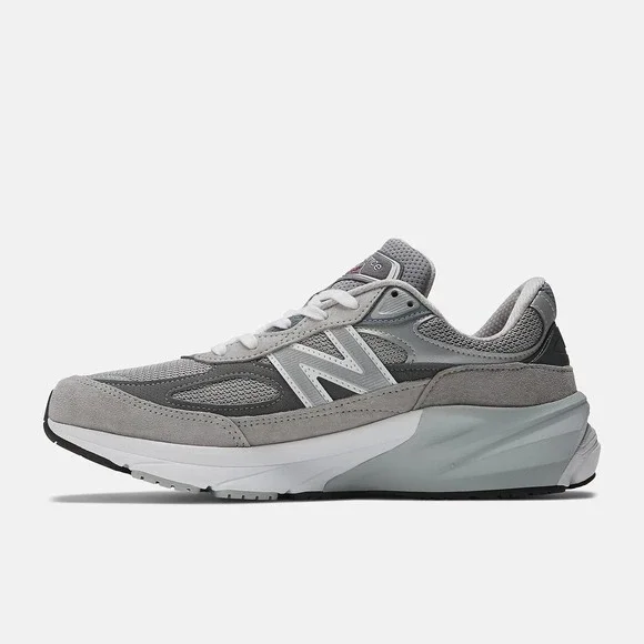 New Balance® (Men's 13 D) 990v6 Made In USA Running Shoes in Grey - $200